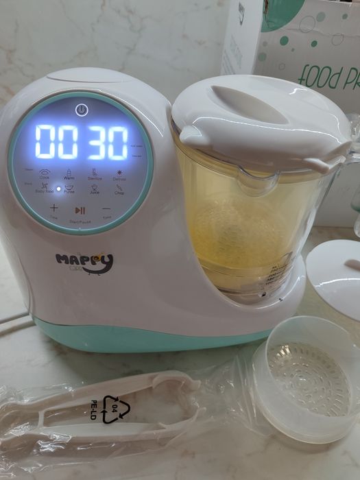 Уред за приготвяне на бебешка храна на пара Mappy