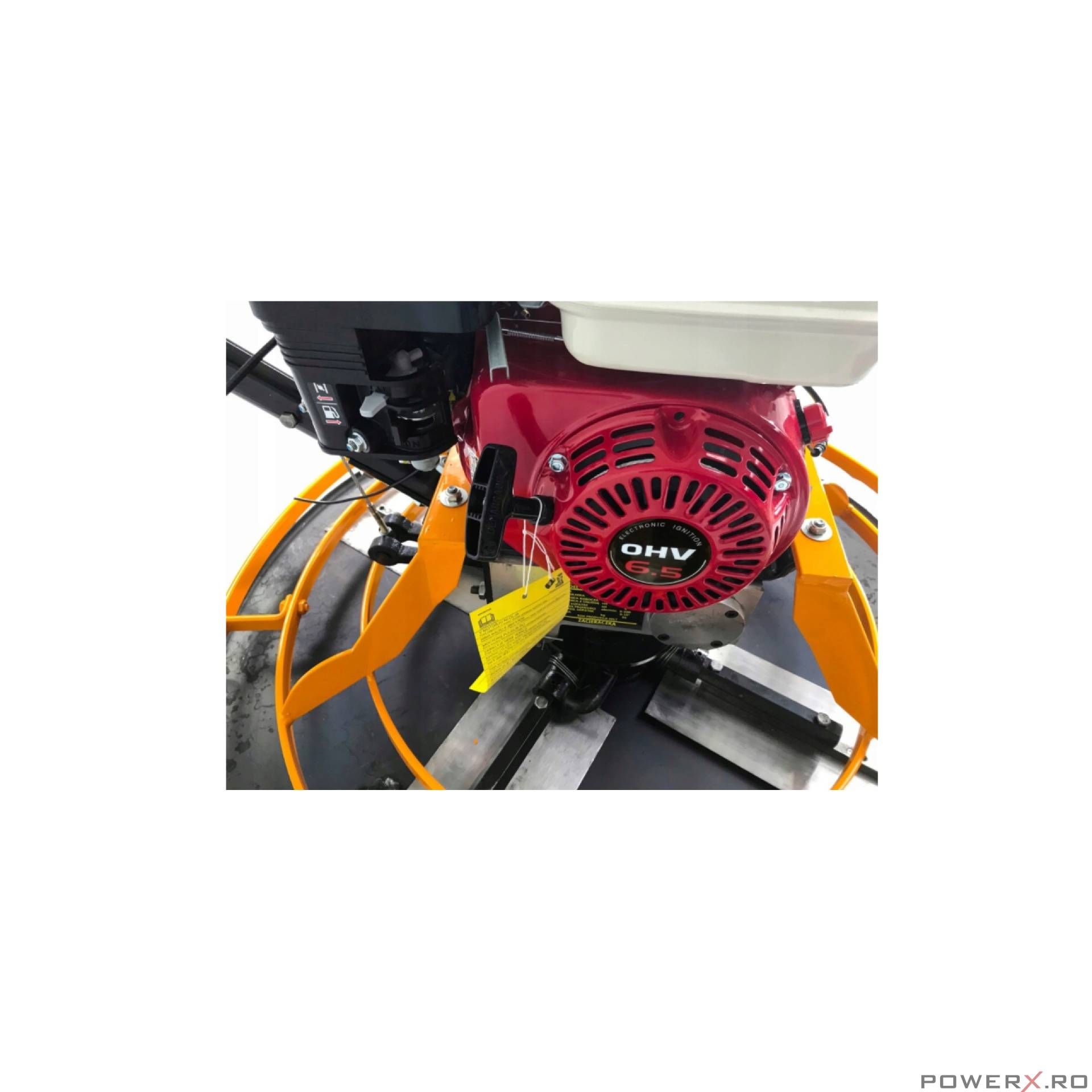 Elicopter slefuitor pentru finisate beton, motor 6.5CP, 92CM, greutate