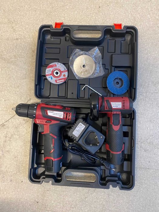 030168	Бормашина & Ъглошлайф акум. 12V 2Ah 75x10mm RDP-CDLCAG03