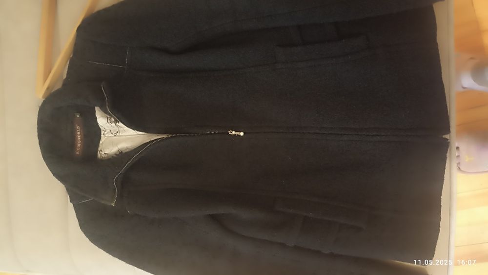 Драповый пиджак 46 размер