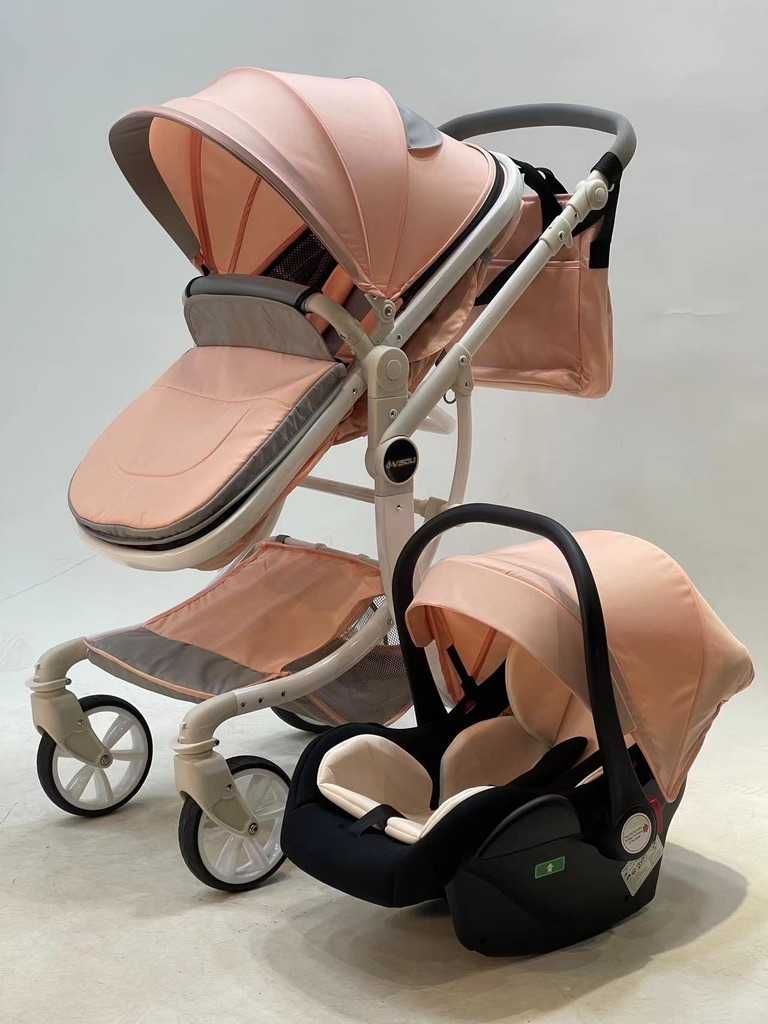 Carucior 3 in 1 Visoli roz-NOU IN CUTIE!