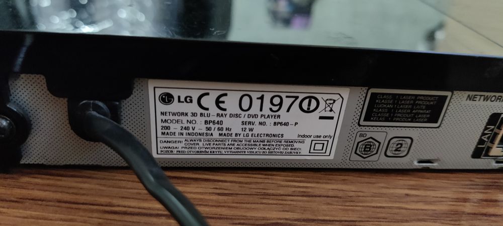 Blue Ray LG cu telecomanda