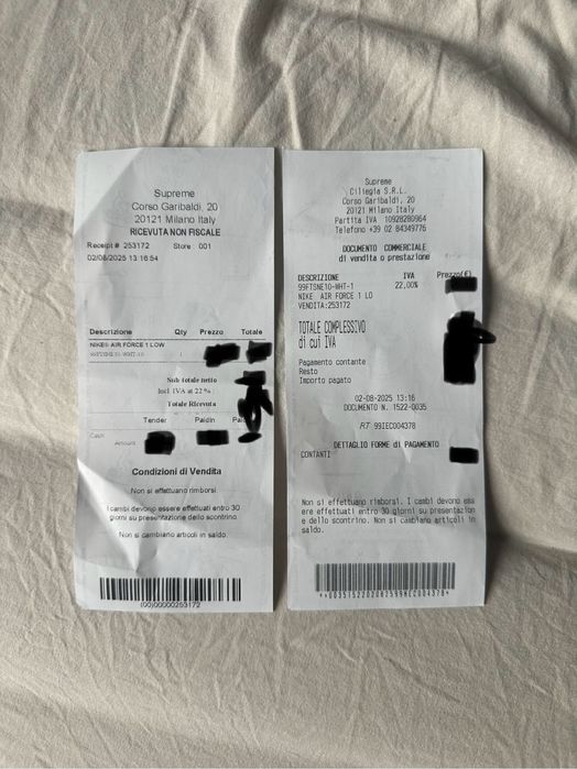 Air force 1 x Supreme