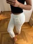 Pantaloni de stofa, low waist, de la JCREW