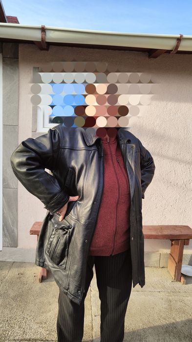Geacă de piele bărbați
