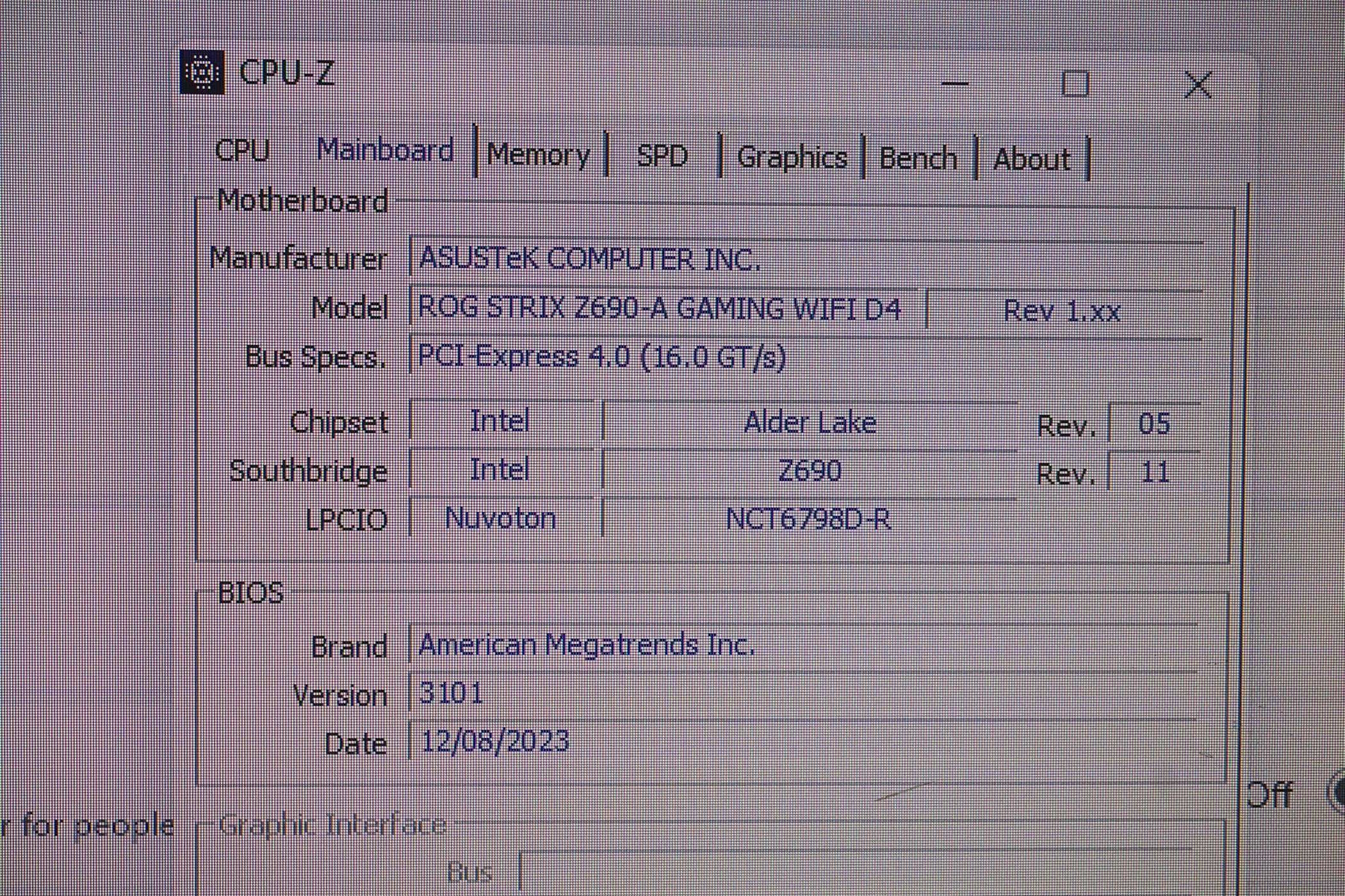 Дъно дънна платка Asus Z690-A ROG Strix Wi-Fi/ DDR4/ LGA 1700 (вкл ДДС