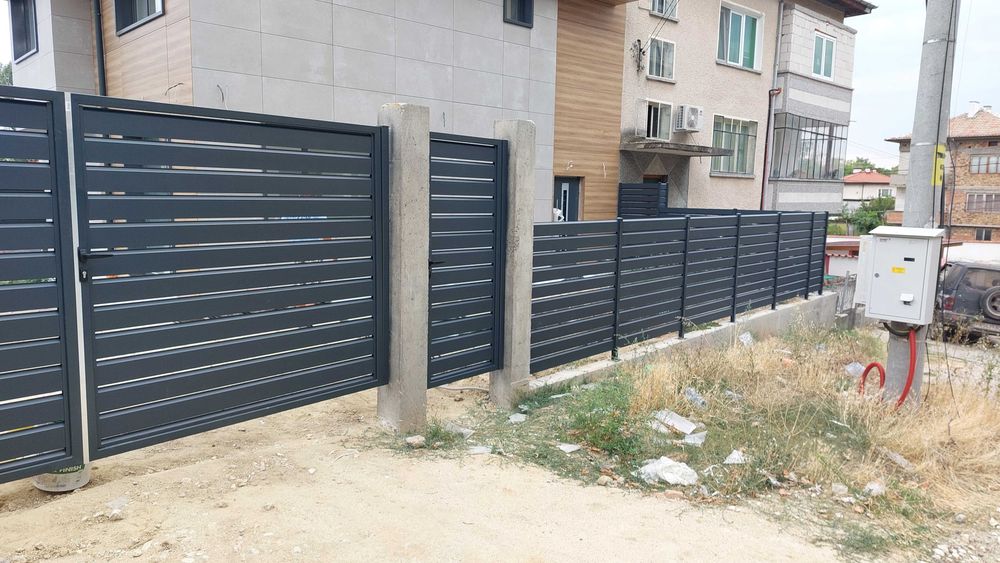 Метална ограда модел щора