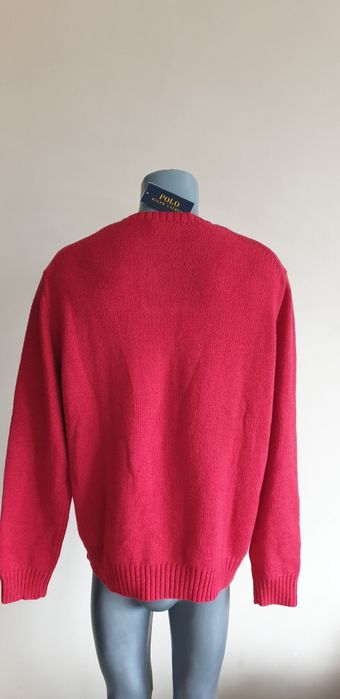 POLO Ralph Lauren Bear Cotton / Len  XL НОВО! ОРИГИНАЛ! Мъжки Пуловер