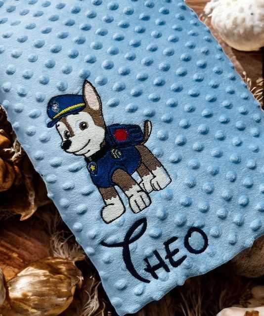 Patura brodata personalizata pentru copii