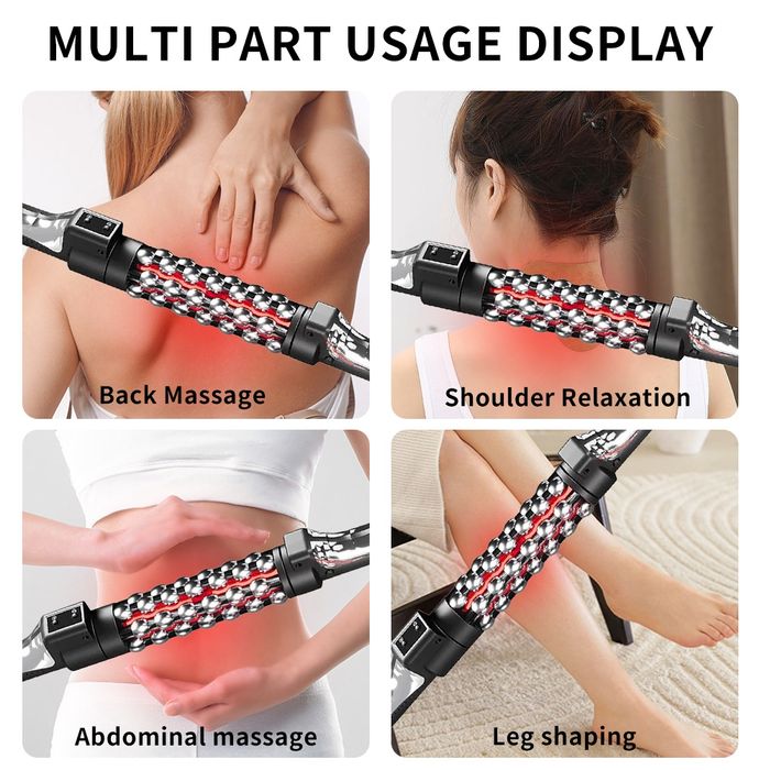 Ролков масажор със загряване,  против целулит, за отслабване и стягане