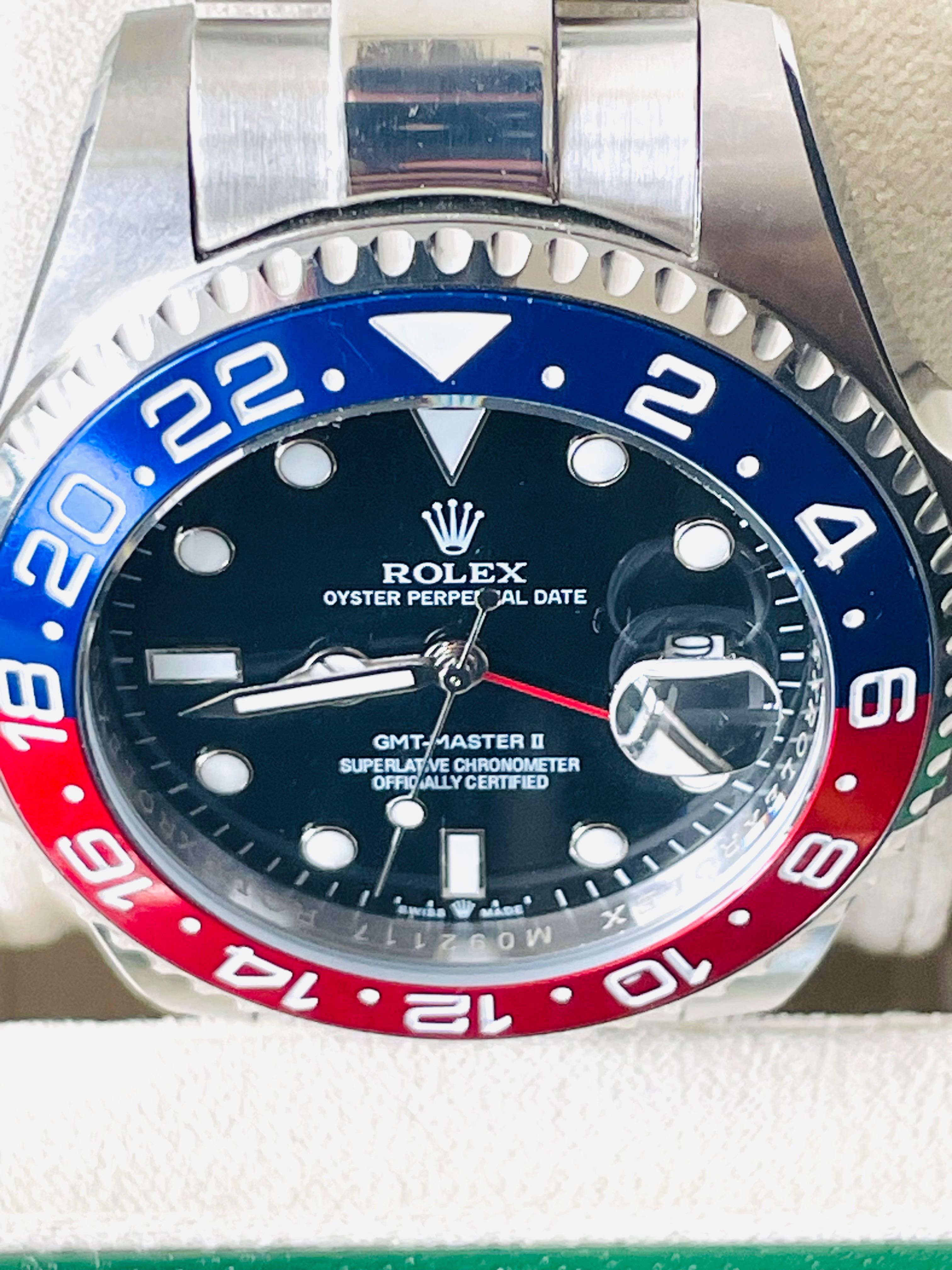 Rolex GmtMaster Pepsi Edition FullBox | Garantie