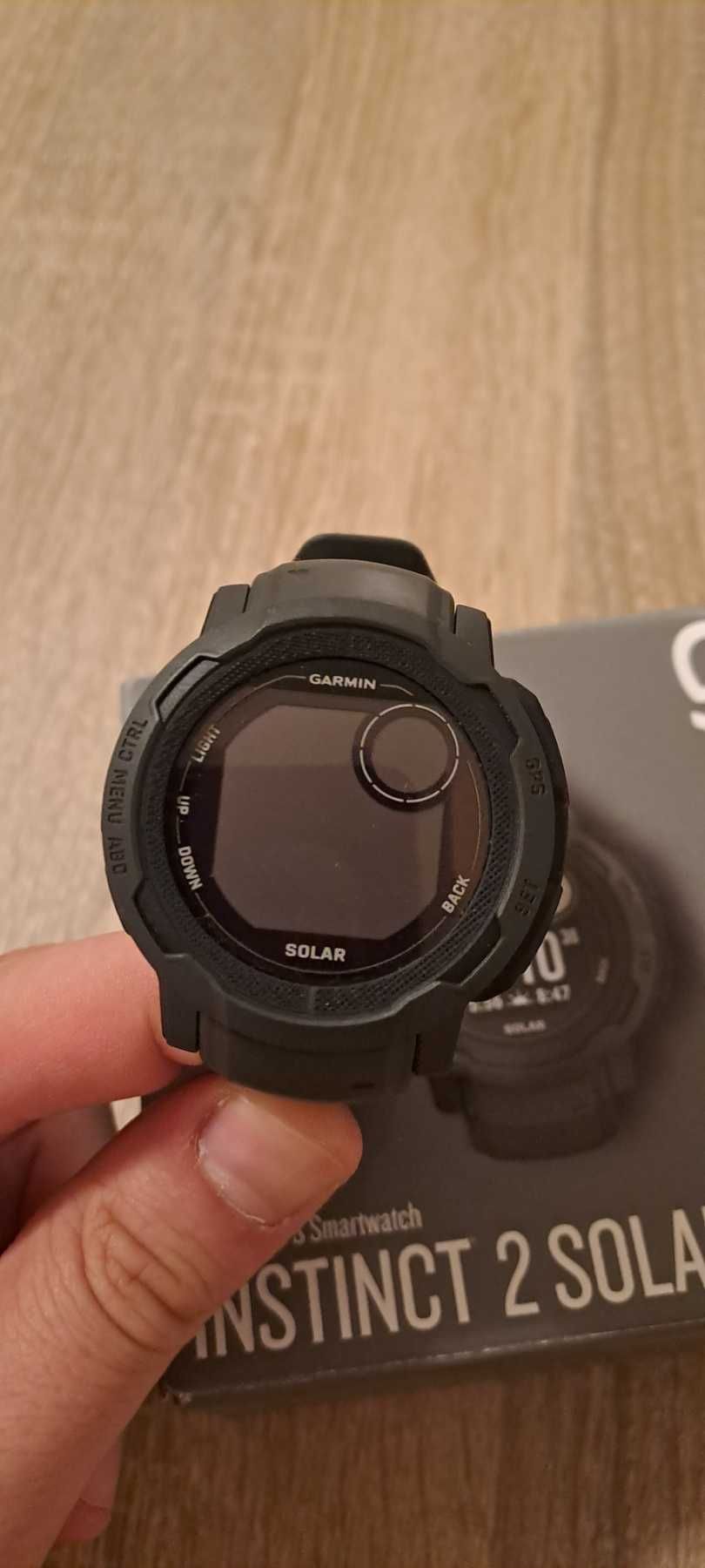 Garmin Instinct 2 Solar, 45 mm, Silicone strap, Graphite