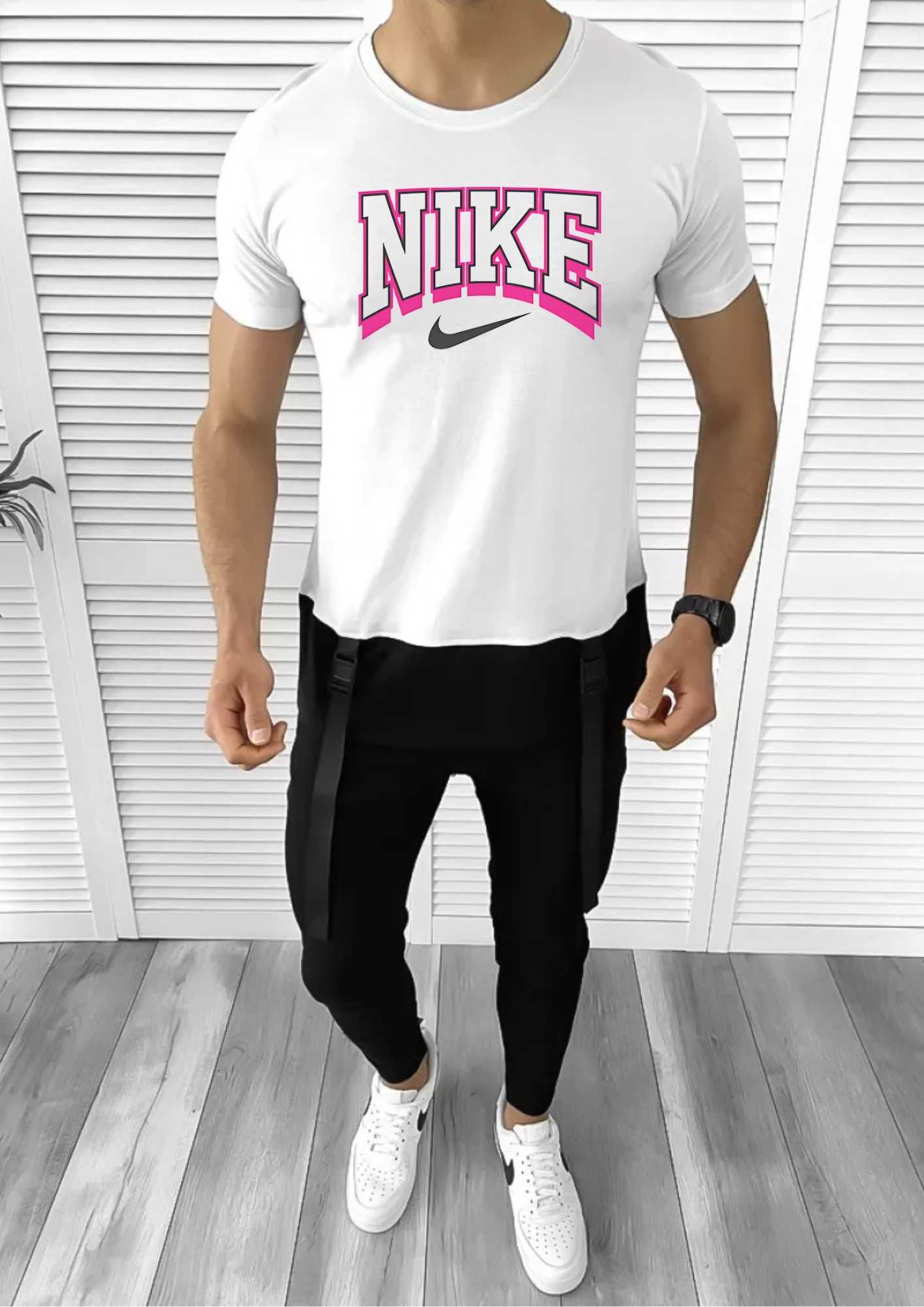Nike Мъжки тениски в бяла , Найк мъжка тениска Памук Nike Air