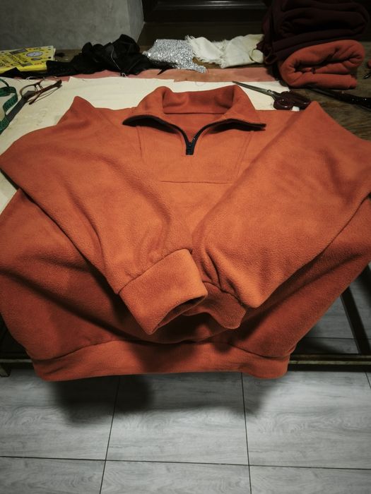 Свитшот с замком (терракота)