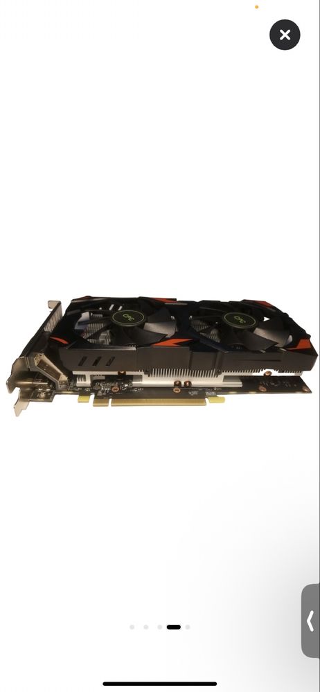 Placa video RX 580 2048SP 8GB GDDR5 256 BIT DVI-D HDMI DP 1 x 6 pini