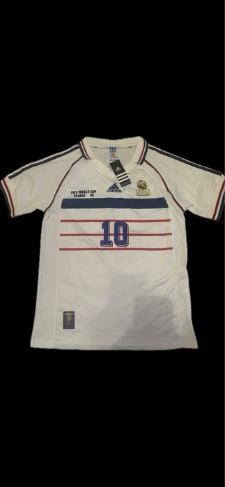 tricou Zidane Retro Worldcup