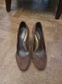 Pantofi dama GEOX din piele întoarsă naturala