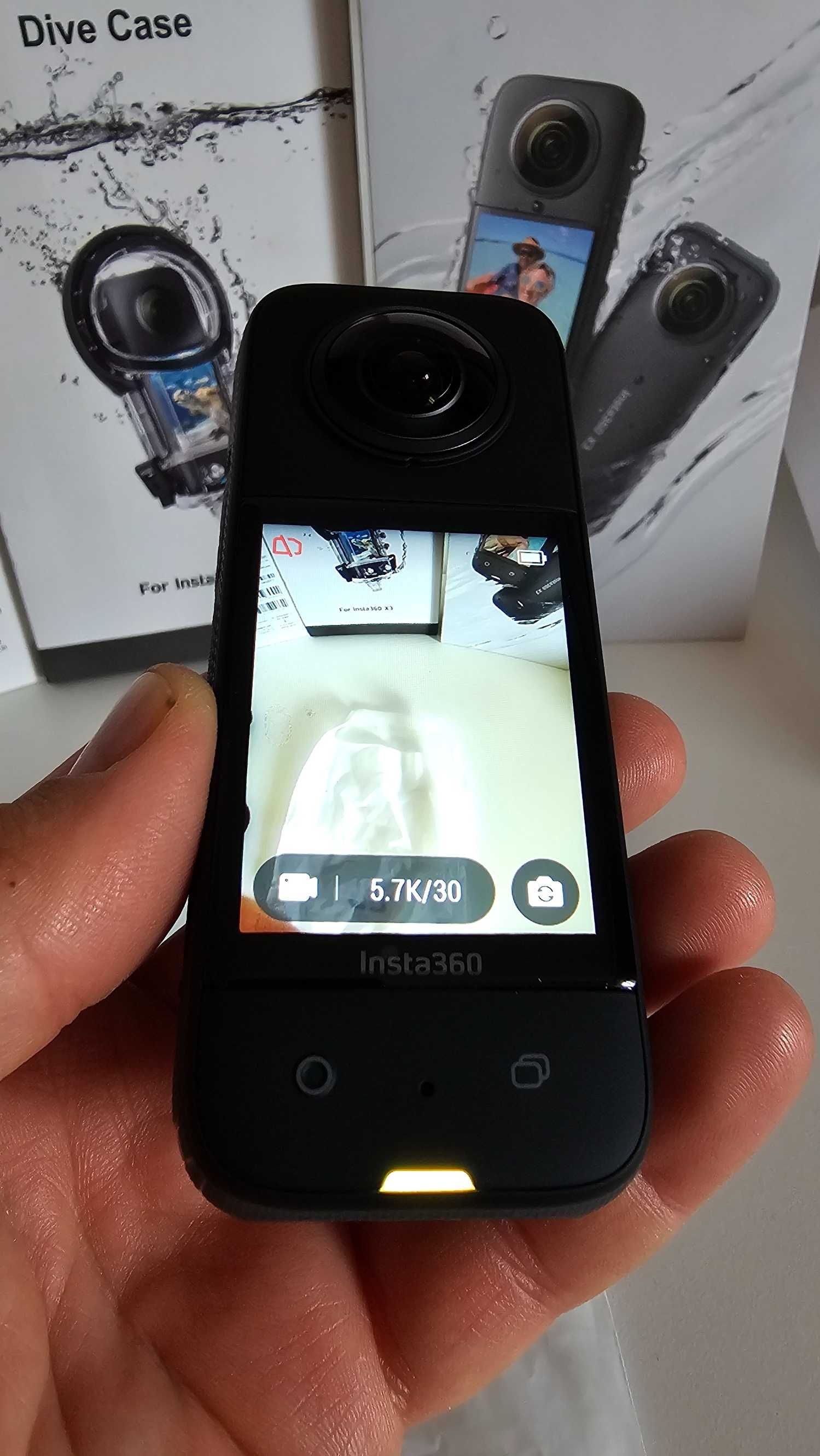 Camera foto 360 Insta360 X3 + dive case in garantie