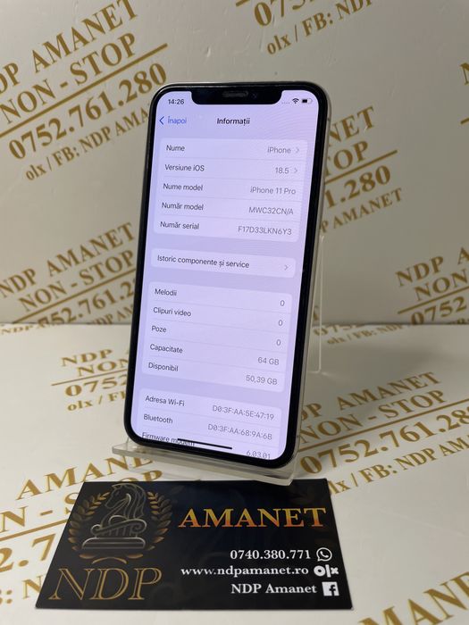 NDP Amanet Braila Iphone 11 Pro 64gb (44617)