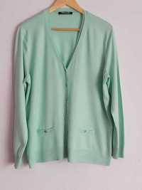 Cardigan verde menta,mărime 46