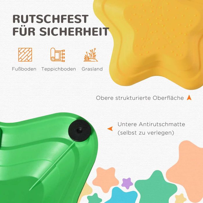 Комплект стъпала ZONEKIZ за деца над 3 години, 11 камъка, до 80 кг