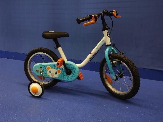 Bicicletă 14" 100 Arctic - produs resigilat - (SecondHand) Decathlon