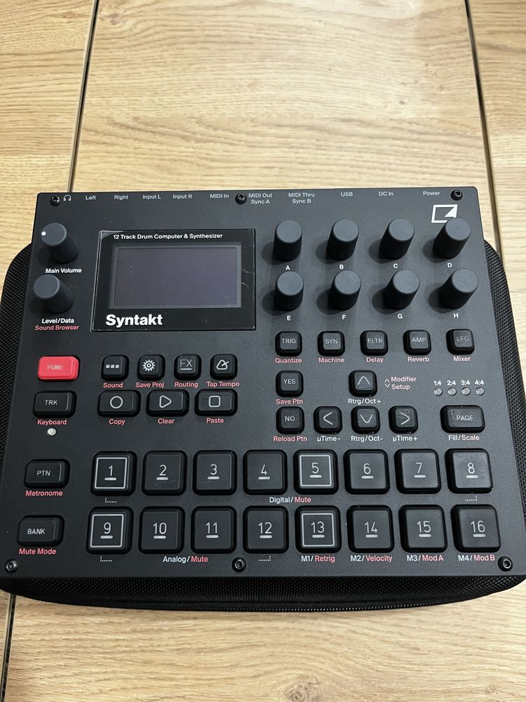 Elektron syntakt + case ca nou. Garantie