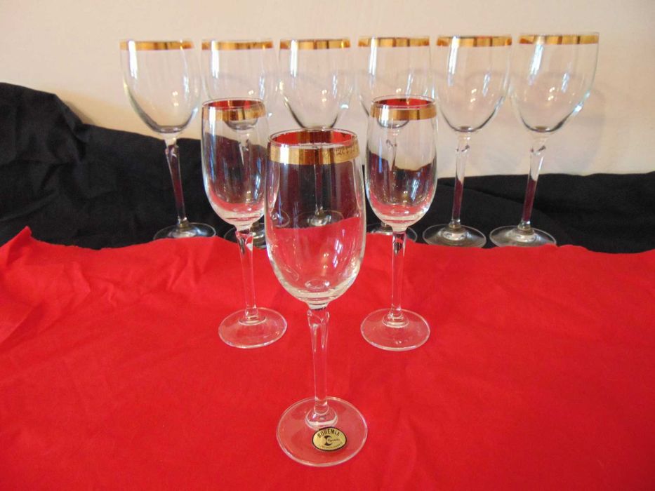 set de pahare cristal de Bohemia