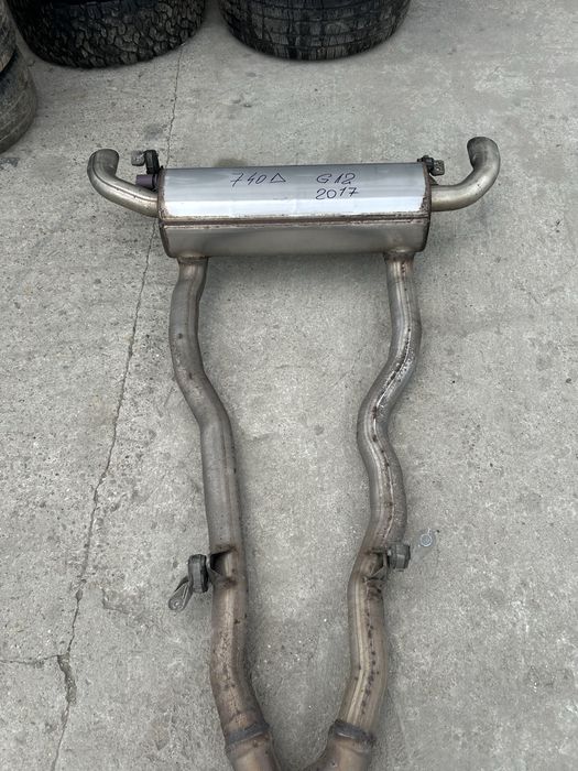 Evacuare completă , tobă finală BMW seria 7 G12 740 d 2017