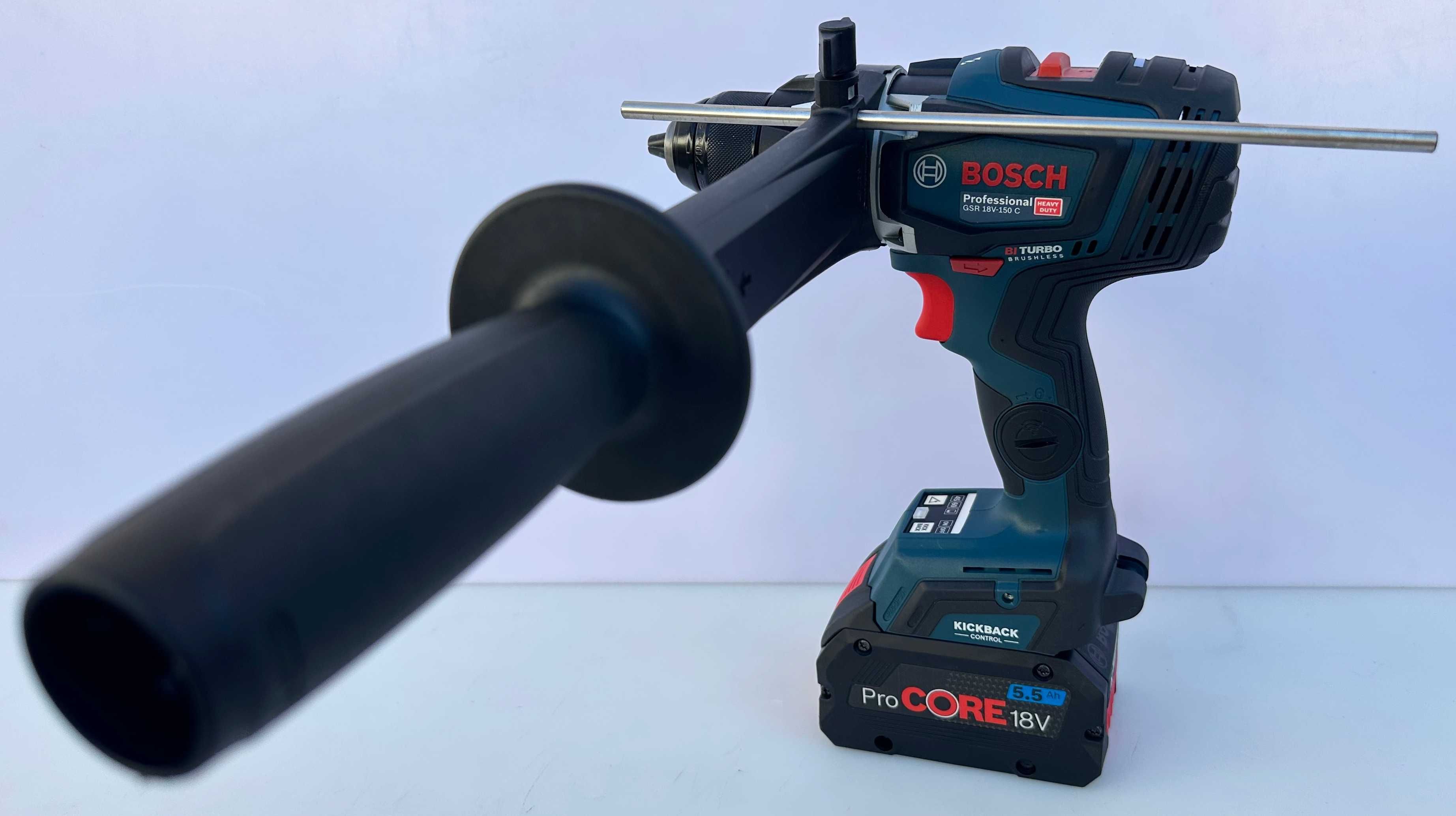 BOSCH GSR 18V-150 C - Безчетков мощен винтоверт 18V 5.5Ah 150Nm