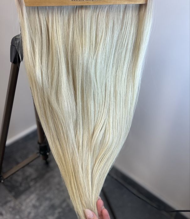 Треси руса естествена коса.