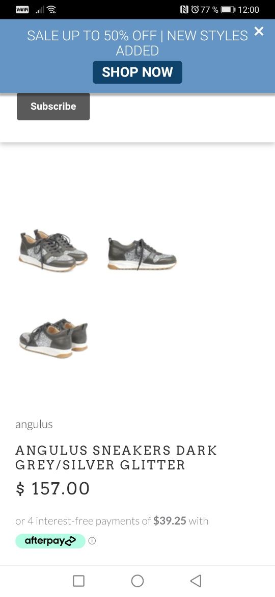 Sneakers/adidasi Angulus piele naturala nr 33