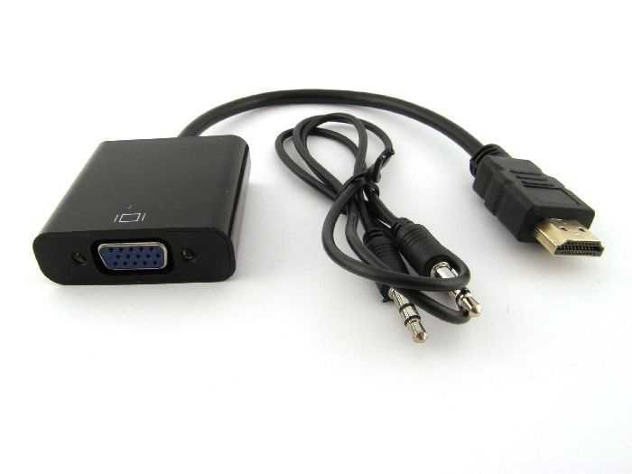 Конвертер HDMI - VGA новый в упаковке с гарантией.