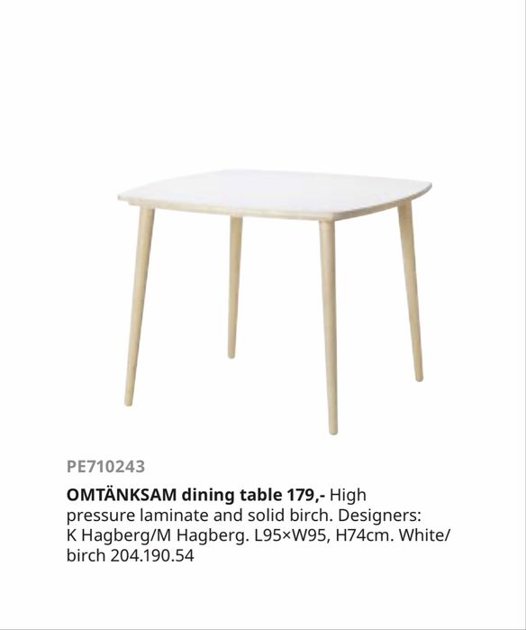 Masa Ikea din lemn si MDF