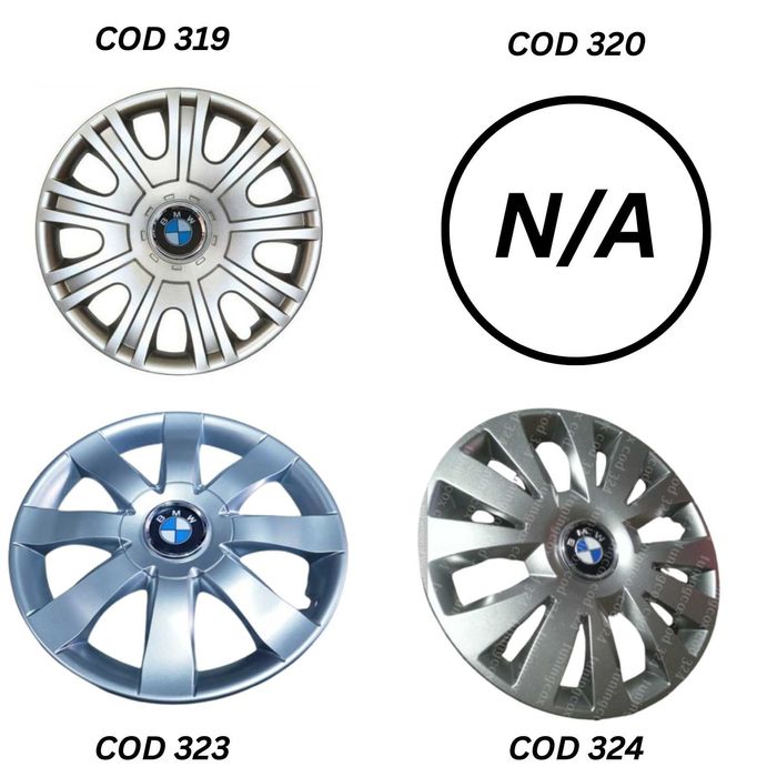 Capace roti R15 BMW diverse modele, pentru jante de tabla