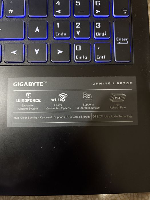 Геъмърски лаптоп Gigabyte