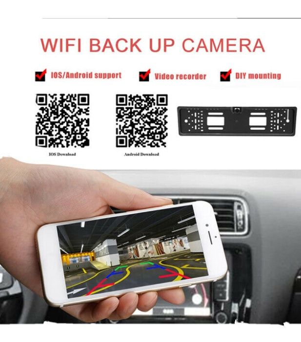 Безжична Автокамера за паркиране WiFi Car DVR Dash Cam . Android DVRW