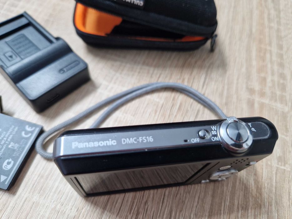 Aparat foto digital Panasonic DMC-FS16,14MP,negru,8GB,impcabil !