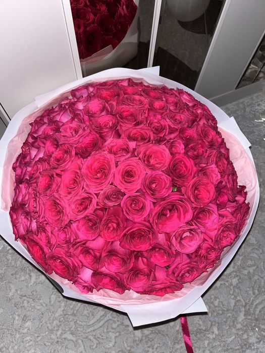 Продам 101 роз,свежие,только сегодня получила