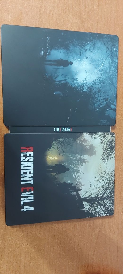 Joc Resident evil 4 remake de ps5, plus steelbook