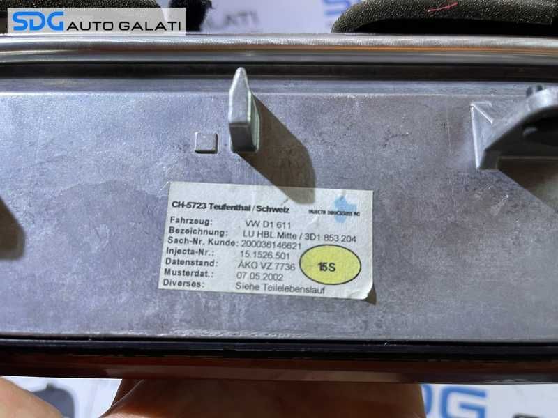 Gura Grila Aer Ventilatie Aerisire Centrala cu Ceas Bord si Capac VW Phaeton 2002 - 2010 Cod 3D1819144 3D0919204 3D0820511