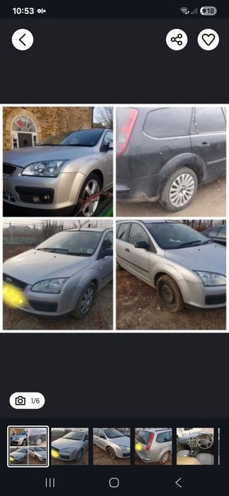Dezmembrez Ford Focus 2 1.6tdci 1.6 16v 1.8tdci 2.0tdci Piese
