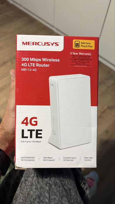 Router 4G LTE Mercusys MB112-4G