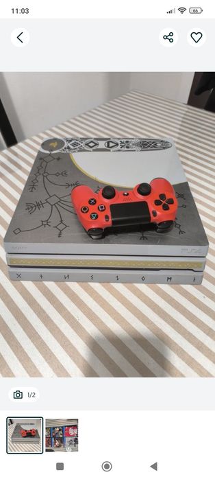 Vând play station 4 pro cu 6 jocuri.i