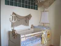 Set mobilă dormitor copii PIRATE/NAUTICĂ și adolescenți, transformabil