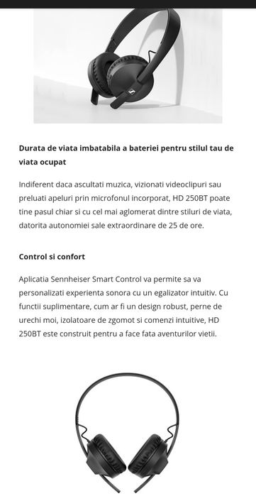 Căști wireless Sennheiser