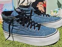 Vans кецове от деним на платформа