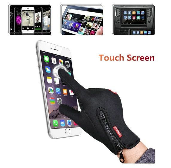 Зимни ръкавици за ски колоездене тъчскрийн тъч скрийн унисекс