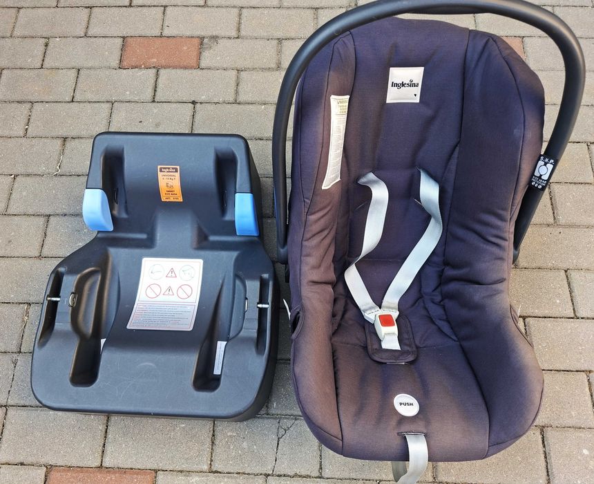 Scaun auto bebeluș Inglesina 0-13 kg, în stare foarte bună