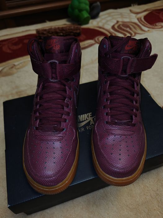Nike Wmns Air Force 1 Hi Se 860544 600 Special Edition Night Maroon SE